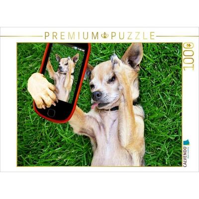 CALVENDO Puzzle Ein Motiv aus dem Kalender Lustige Tier-Selfies. Tierische Selbstportraits | 1000 Teile Lege-Größe 64x48cm Foto-Puzzle für glückliche,
