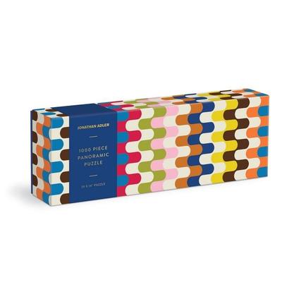 Jonathan Adler Bargello 1000 Piece Panoramic Puzzle, von Galison, Abrams and Chronicle Books IWUK, 978-0-7353-7480-5
