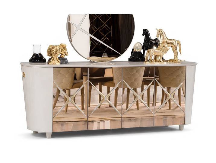 Xlmoebel Kommode Stilvolle n Gold Sideboards – Hochwertige Möbel Sofort (1 St., Kommode), Hergestellt in Europa