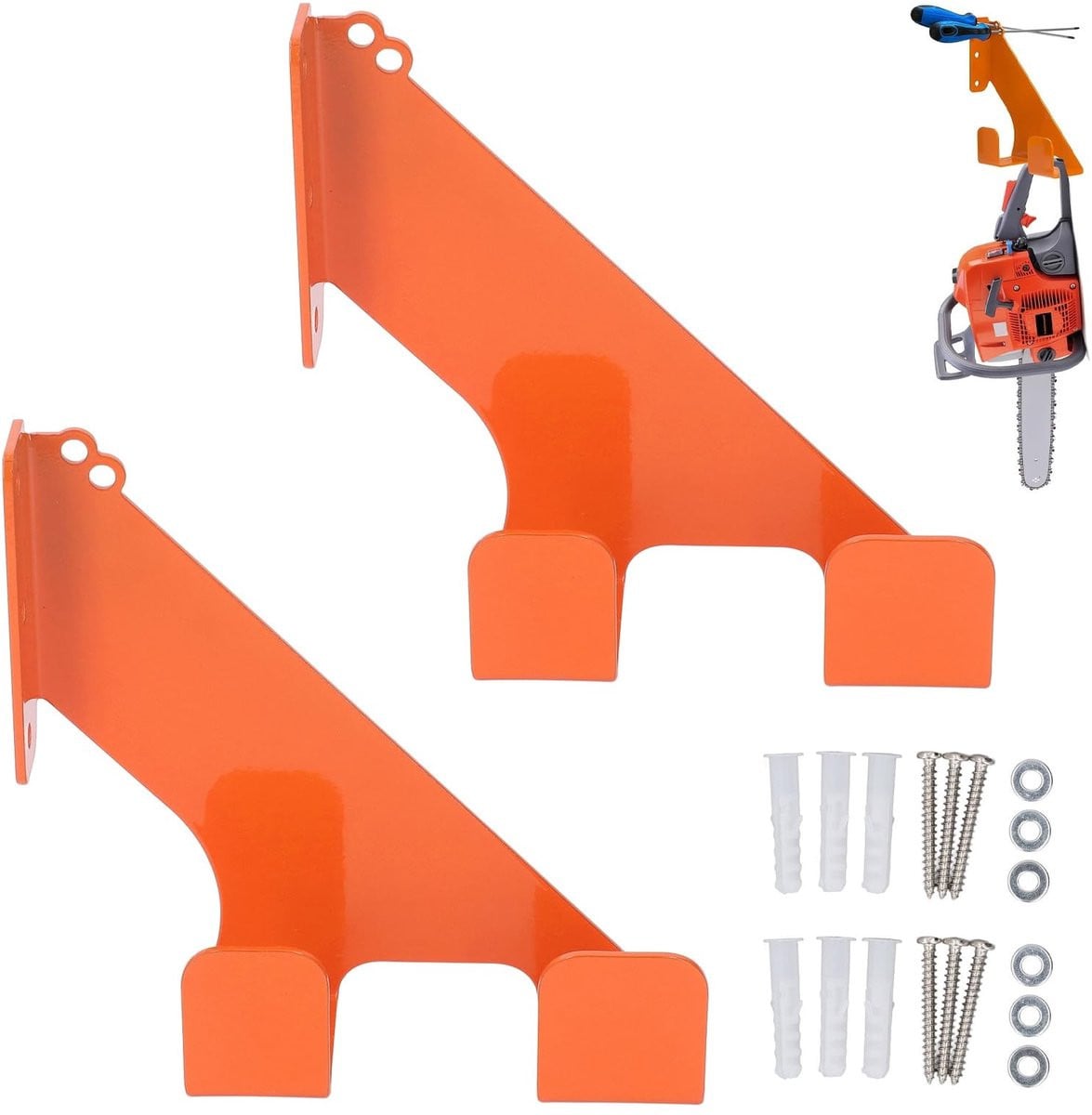 Dailygoods Kettingzaaghouder Robuuste Wandhouder