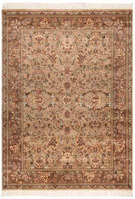 SAFAVIEH Couture Hand-Knotted Versailles Sandalia Modern & Contemporary Wool Rug - 5' x 8'