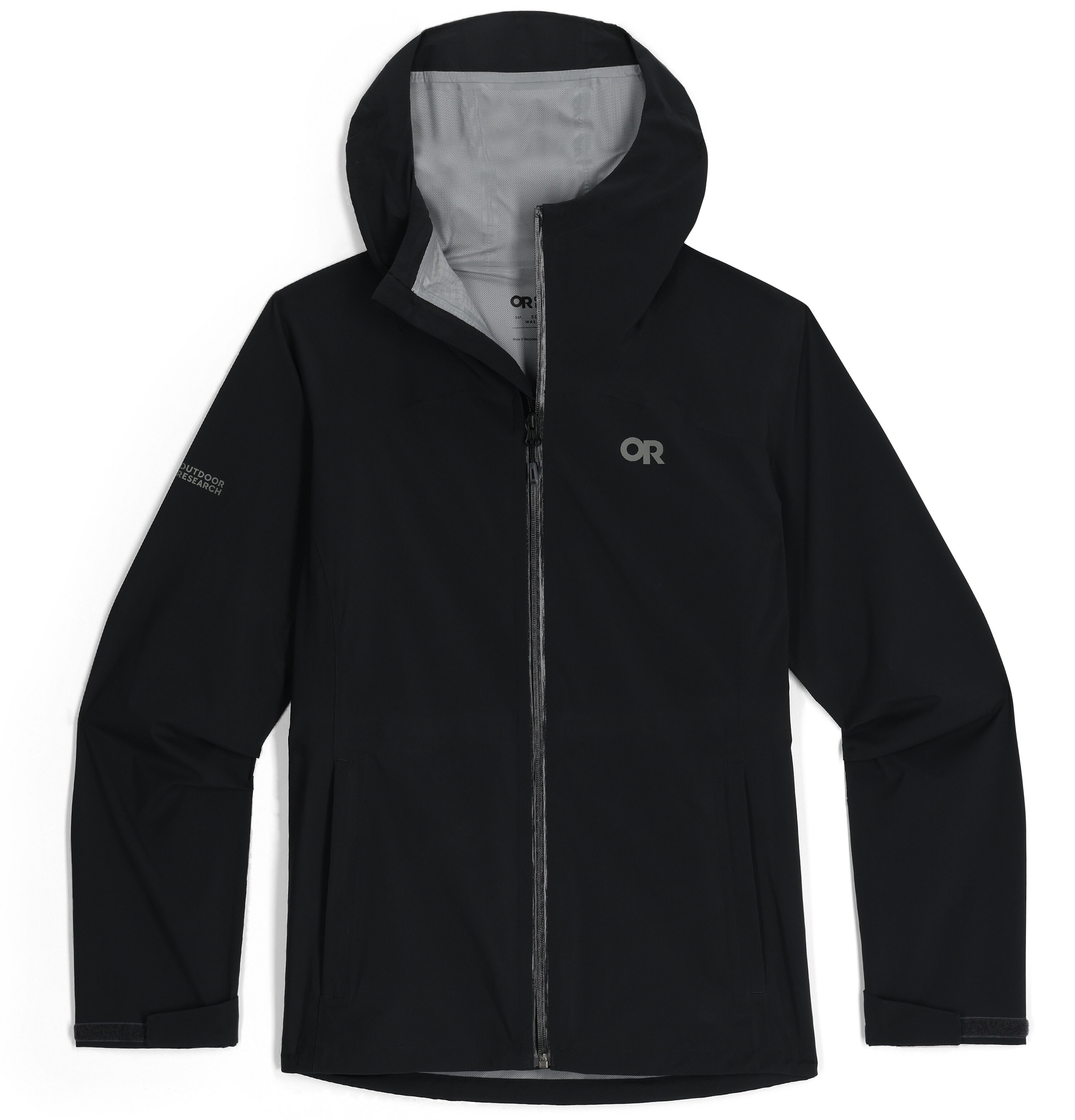 Outdoor Research Women's Stratoburst Stretch Rain Jacket Black XL
