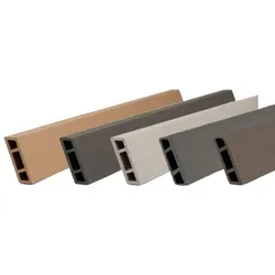 BPC Steckzaun Hadersleben 179,3 x 6,8 cm – BPC Rhombusleisten, Karamell im Set mit 7 Lamellen – Lamellen in Rhombusform – Sichtschutz für Garten