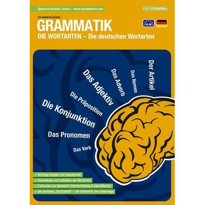 mindmemo Lernfolder - Grammatik - Die deutschen Wortarten - Deutsche Grammatik Lernhilfe, Taschenbuch von Henry Fischer,Philipp Hunstein, Phiep