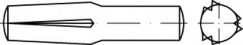 TOOLCRAFT TO-5437797 Steckkerbstift 2mm Stahl 250St.