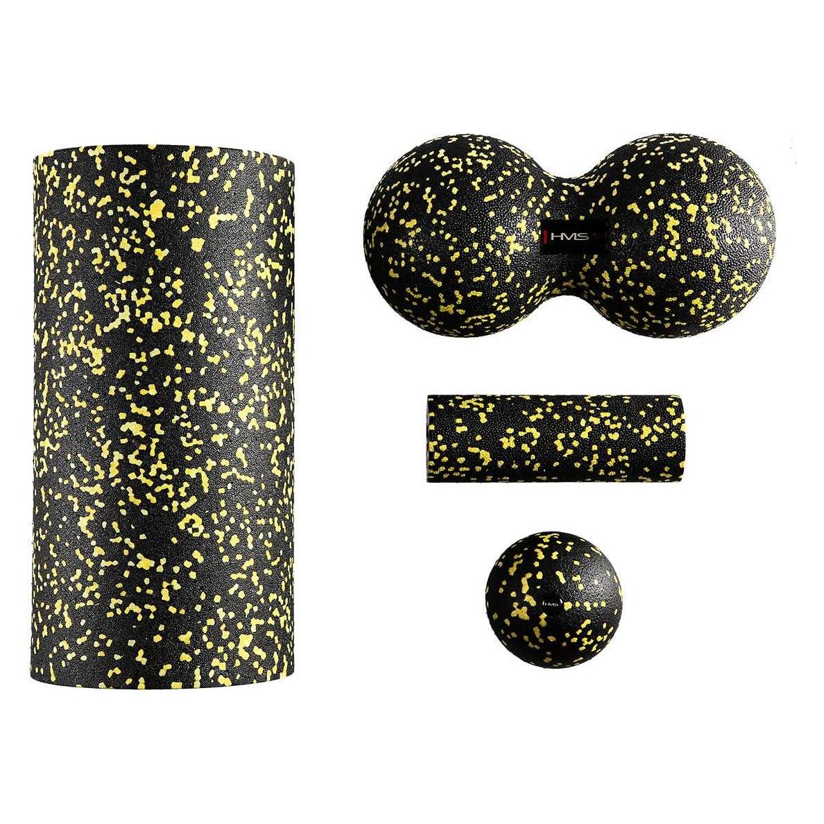 HMS FSBM04 Schwarz-Gelbes DOTS-MASSAGESET (8 cm) (17-39-105)