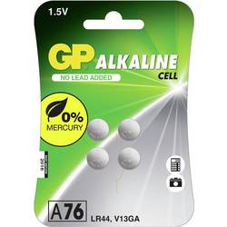 GP BATTERY - GP A76 - Batterie 4 x LR44 - Alkalisch 05076AC4