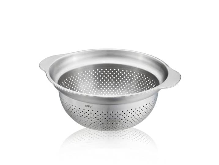 GEFU Küchensieb Premio 23 cm - Edelstahl Nudelsieb - Abseihen & Dünsten