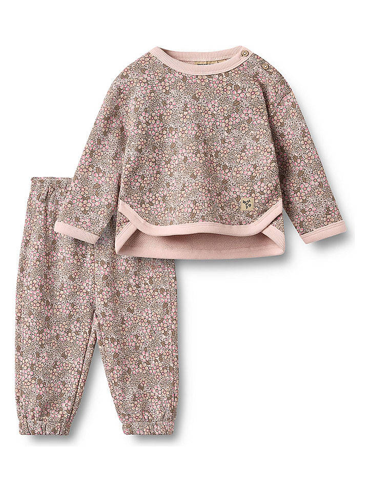 Wheat 2tlg. Outfit "Emery" in Rosa/ Hellbraun - 68