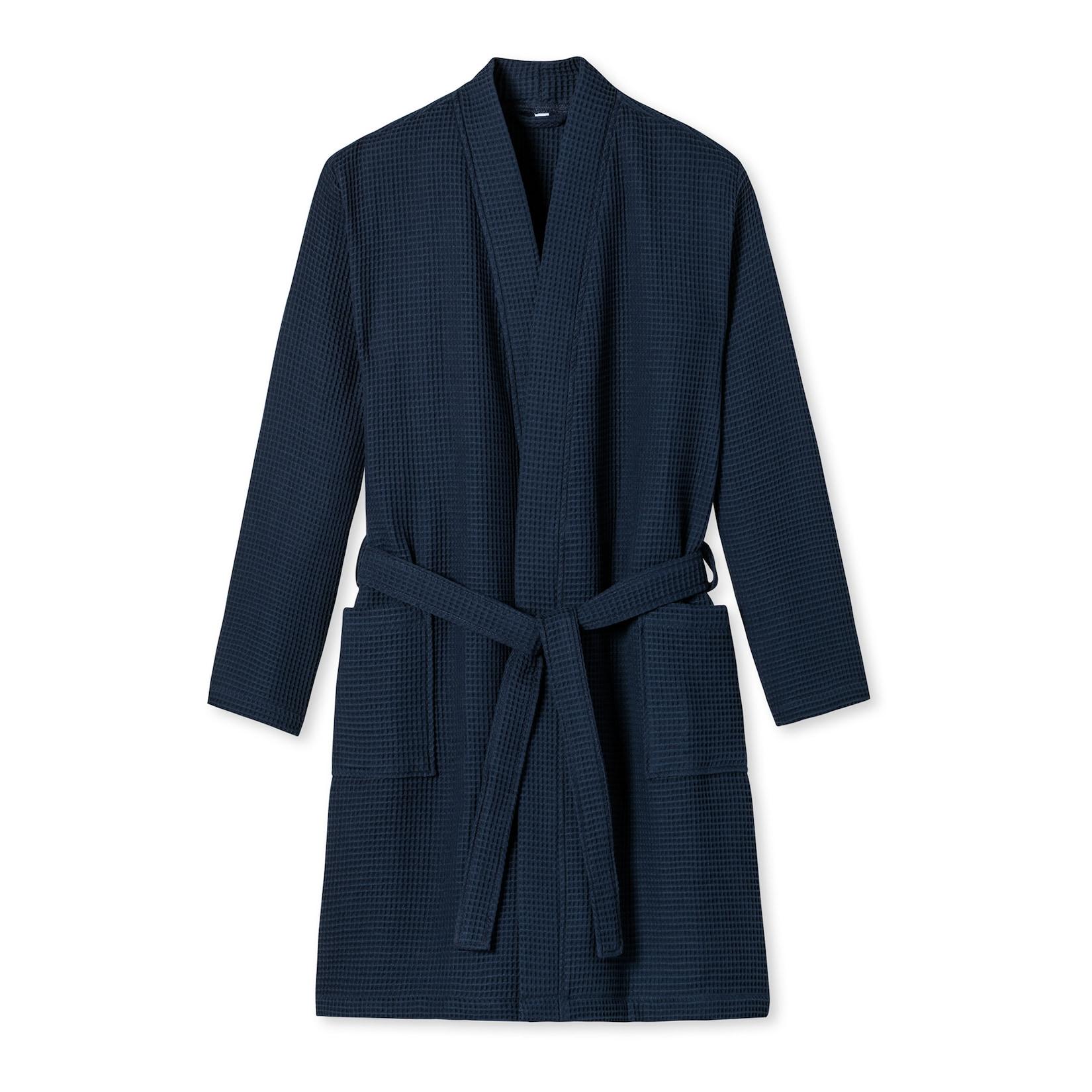 Schiesser Herren Bademantel Elegant Kimono 1er Pack