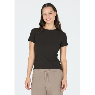 Funktionsshirt ATHLECIA "Tinashe", Herren, Gr. 34, schwarz, 92% Viskose, 8% Elasthan, unifarben, normal, Rundhals, Shirts Funktionsshirt, im simplen und schnelltrocknenden Design
