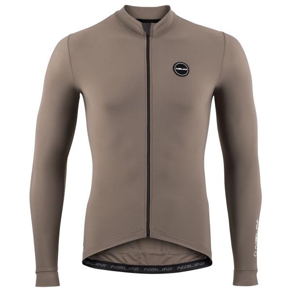 Nalini - New Soft Wrap L/S Jersey - Velotrikot Gr L braun