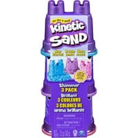 Kinetic Sand - Schimmer Sand 3er Pack, Spielsand 340 Gramm