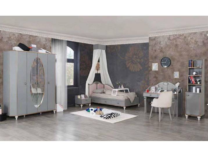 JVmoebel Jugendzimmer-Set Möbelset für das Jugendzimmer in modernem Design aus Holz, Made in Europa