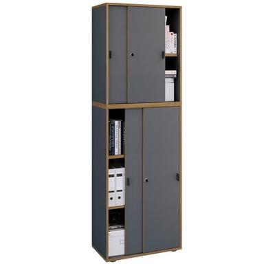 Büroschrank Aktenschrank Schiebetüren Salia 5fach