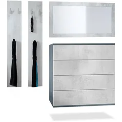 GARDEROBE Horizon Beton Oxid Optik
