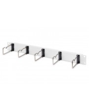 DIGITUS Kabelrangierpanel mit Stahlbügeln für 482,6 mm 19"-Schränke 1HE Grau (DN-97666)