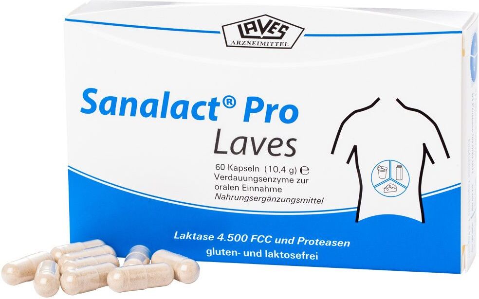 Sanalact Pro Laves Kapseln 60 St