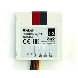 Theben 4800404 Tasterschnittstelle LUXORliving 4-fach LUXORliving T4