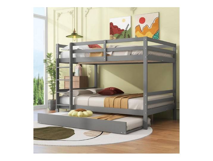 LuxusKollektion Etagenbett Etagenbett 140x200 cm mit Ausziehbett (1-St)