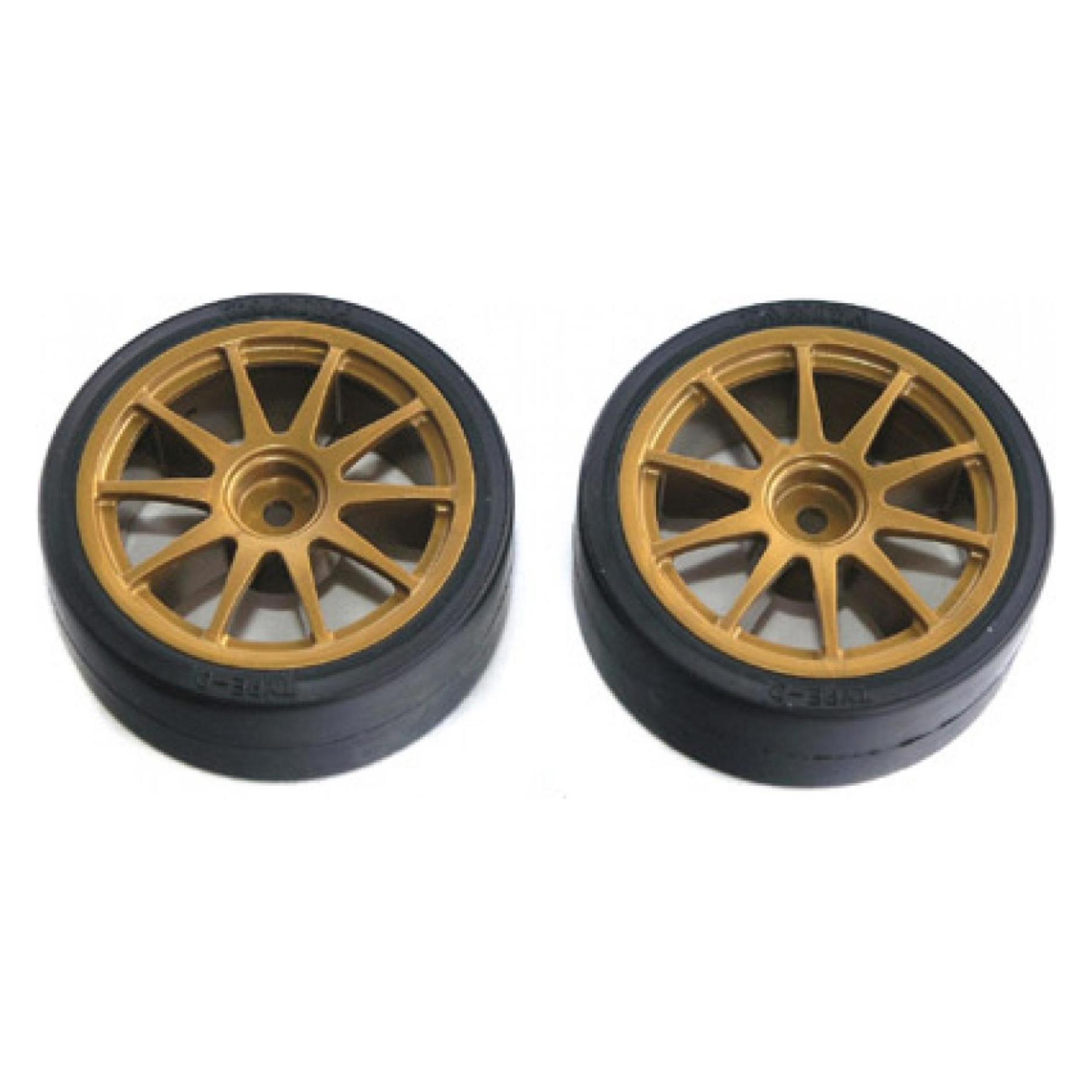Tamiya Drift Tires A &Wheels (2) (TAM 51219)