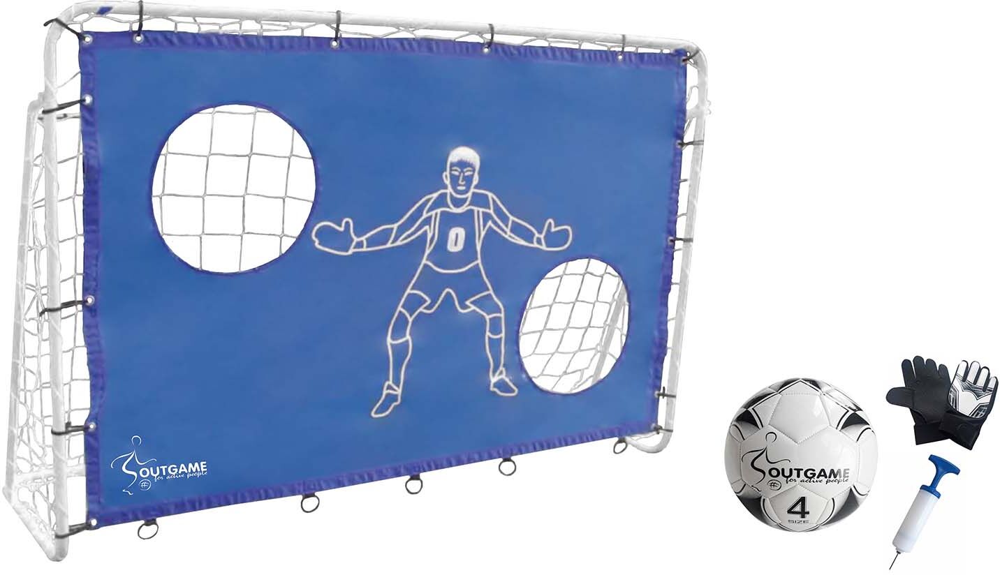 OUTGAME - For Active People Fotbollsmål 183x122cm, komplett set