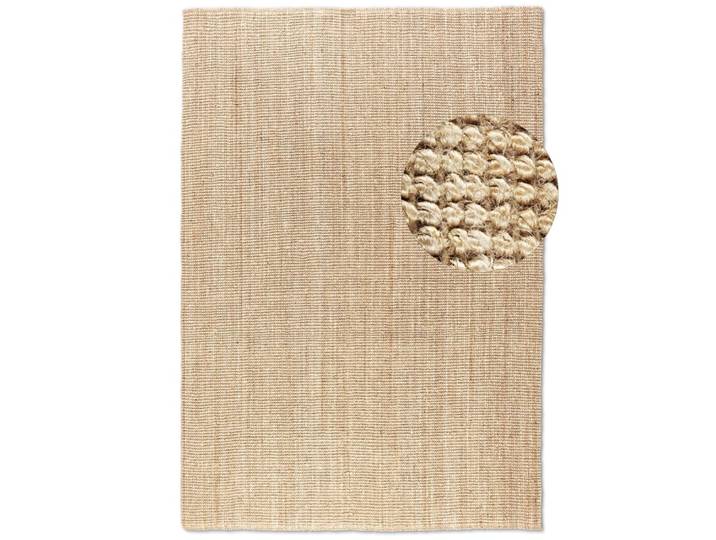 Tapis en jute bouclé beige 190x280cm