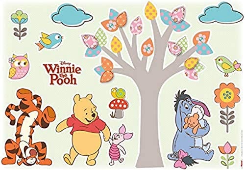 Komar Disney Winnie Pooh Nature Lovers Deco-sticker, Kleurrijk, 50 x 70 cm