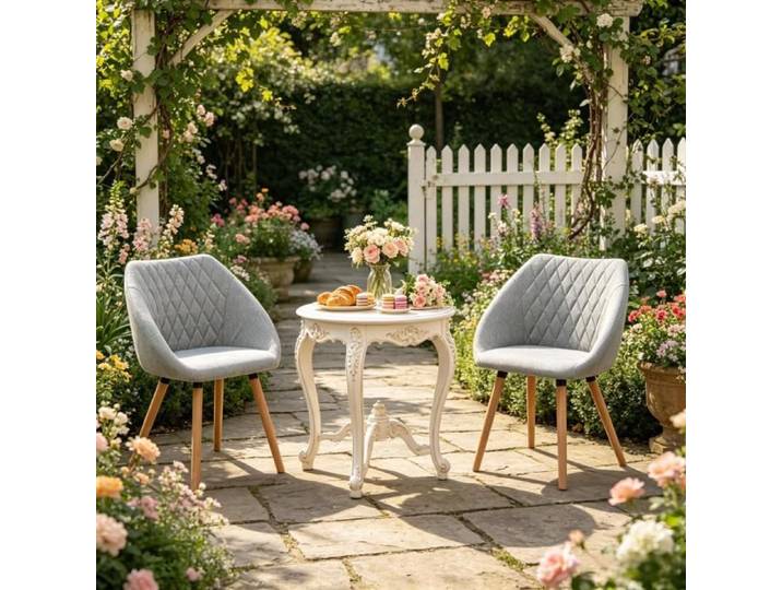 Lot de 2 chaises confort salon et salle à manger style élégant adaptées au bureau