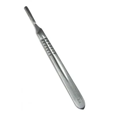 Servoprax GmbH Skalpellgriff Fig. 4, Edelstahl, für Einmalskalpellklingen der Größen Fig. 18 - 25 147704