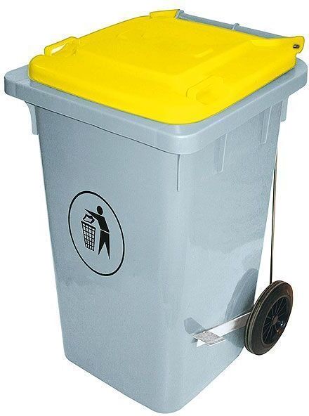 Contacto Cestino a Pedale 100 l Giallo