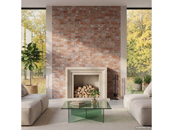 vidaXL Wandpaneele 10 stk. 100 x 50 cm Orange EPS-Schaum