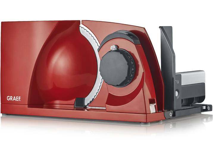 GRAEF Allesschneider Mytiny MT1003EU, rot , rot, B:8cm H:18,2cm T:40,2cm, Allesschneider, Allesschneider