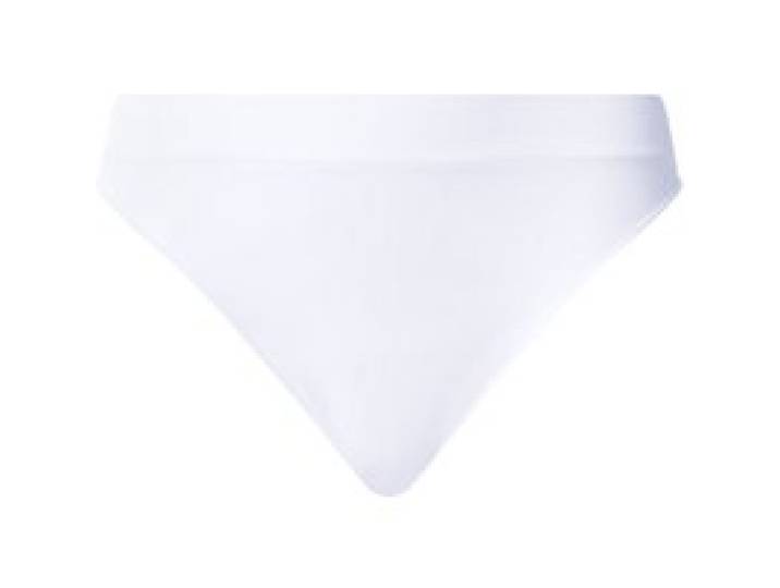 ESMARA® Lot de 3 strings côtelés femme (blanc, XL(46/48))