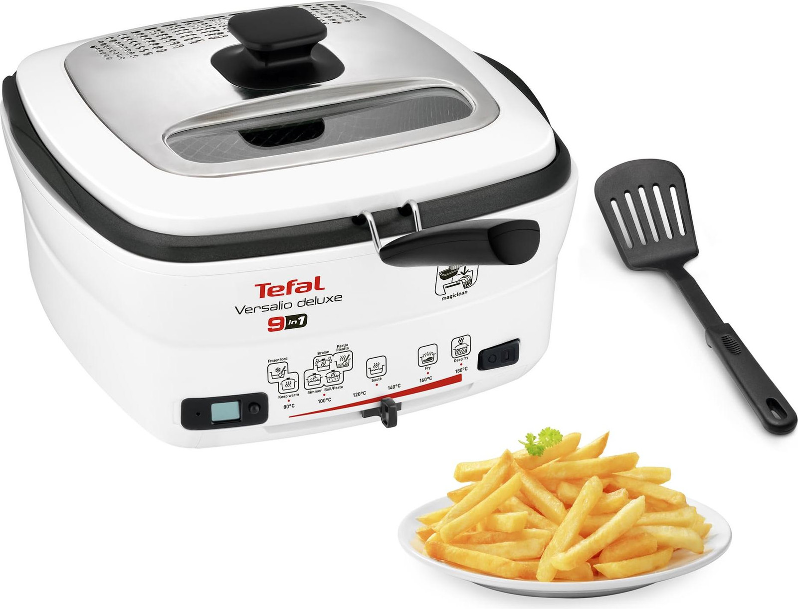 Tefal FR 4950/27 Friteuse met 1600 Watt, 2 liter uitneembaar reservoir en Coolwall-technologie