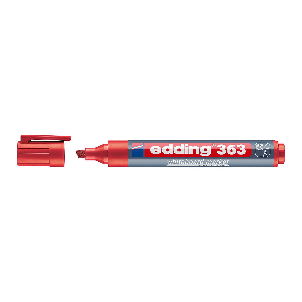 edding 363 Whiteboard-Marker rot 1,0 - 5,0 mm, 10 St.