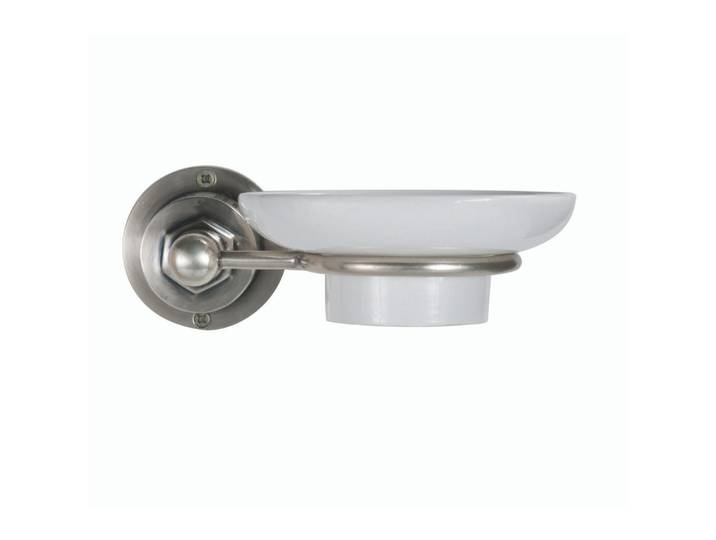 Signature Seifenhalterung Durand - 20/13/7 cm, Silberfarben, Metall, 13x7x20 cm, Badaccessoires, Seifenschalen