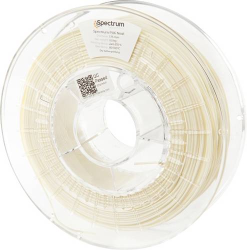 Spectrum Filaments 80583 PA6 Neat Filament PA6hitzebeständig, Kriechfestigkeit, chemisch beständig, hohe Steifigkeit 1.75mm 750g