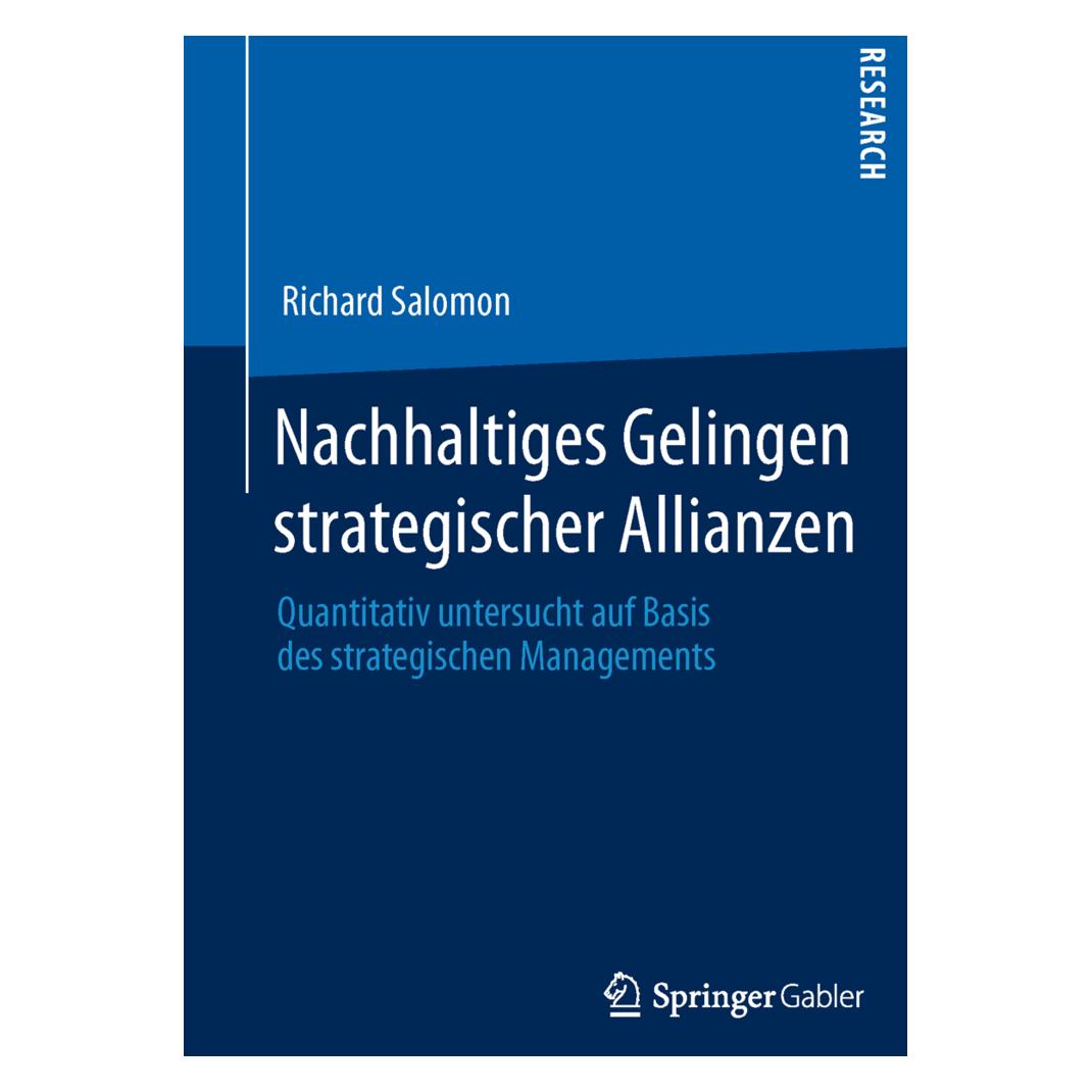 Springer Nachhaltiges Gelingen strategischer Allianzen (Deutsch, Softcover, Richard Salomon) (35150210)