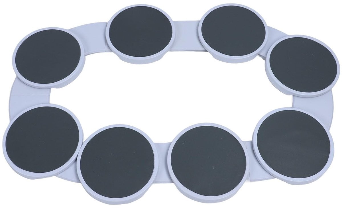 Dailygoods Roterende Voedselorganizer Draaitafel in ABS - Zwart/Grijs