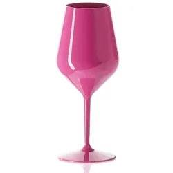 36 Mehrweg Wein Cocktail Gläser Spritz pink rosa fuchsia Tritan 470ml Wiederverwendbar Kunststoff unzerbrechlich