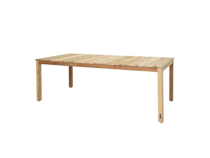 Zebra Derex Gartentisch 220x100cm Teak recycelt
