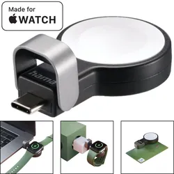 Hama USB-C Ladegerät Schwarz für Apple Watch Serie