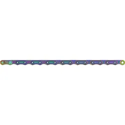 Schaltungskette Sram Red D1 Flattop, 120 Glieder, 12-fach, PowerLock, Rainbow