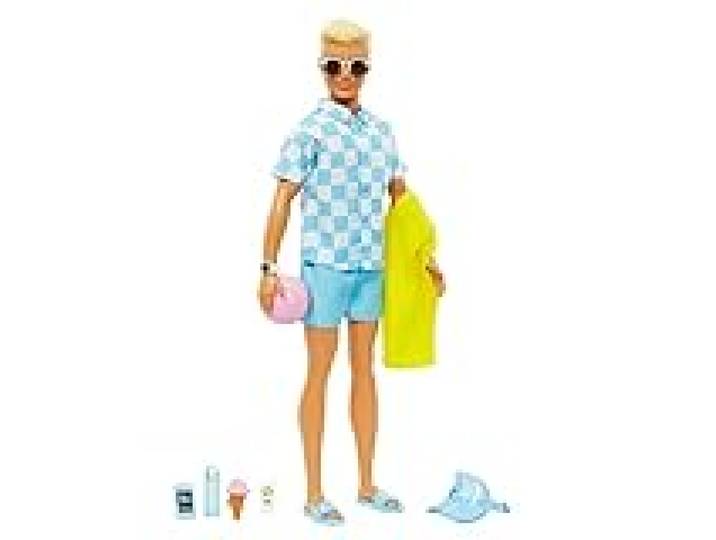 Barbie Poupée Ken avec Tenue de Plage