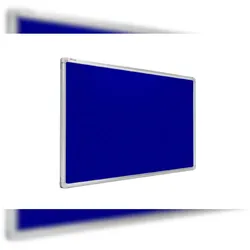 ALLboards Filztafel Blau 150x100 cm, Alurahmen