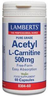 Lamberts ACETIL L-CARNITINA 500mg 60 Caps
