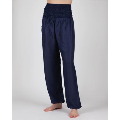 Haremshose PAIGH, Damen, Gr. XS, EURO-Größen, blau (dunkelblau), 100% Viskose, unifarben, lang, Hosen Haremshose, in bequemem, lockerem Schnitt