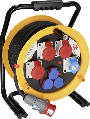 Brennenstuhl 1319110010 Kabeltrommel 40 m Schwarz CEE-Stecker 16 A 5polig