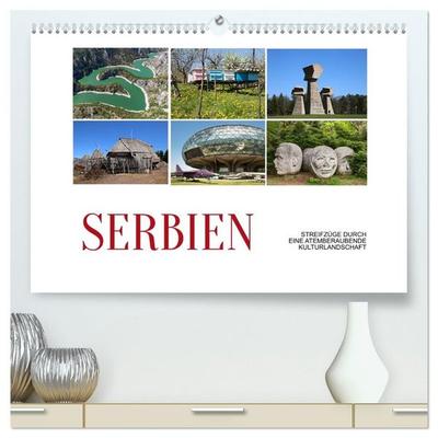 Serbien - Streifzüge durch eine atemberaubende Kulturlandschaft (hochwertiger Premium Wandkalender 2027 DIN A2 quer), Kunstdruck in Hochglanz